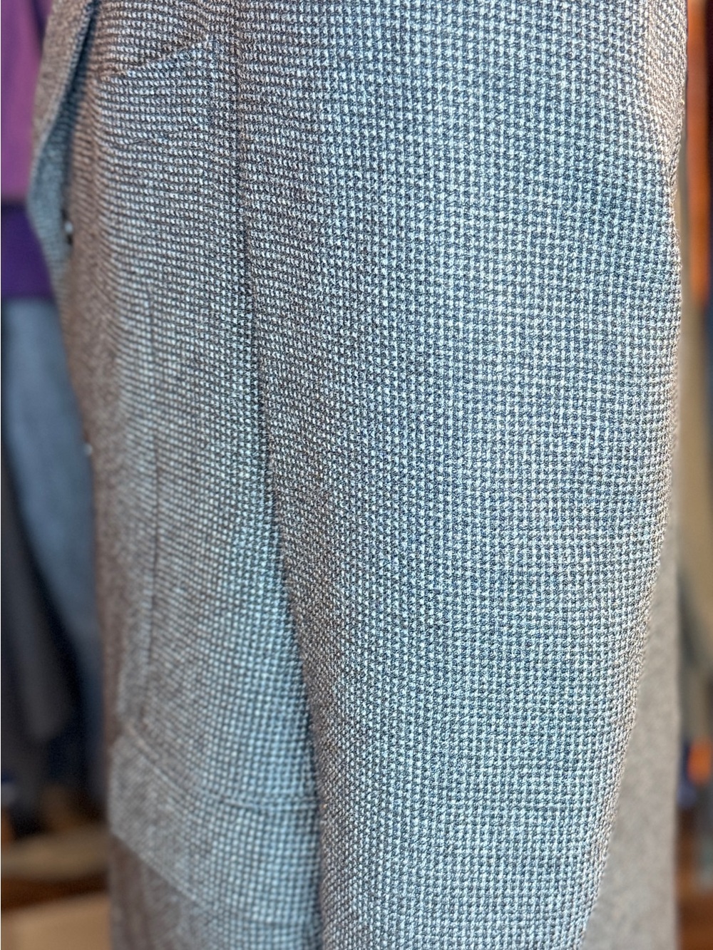 Canali Men's Gray Microcheck Sport Coat - Picture 8 of 9